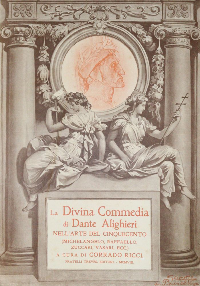 Große Abbildung Nr.1: 120-791 Dante Alighieri.: (Literatur und illustrierte Bücher 20.Jahrhundert - Alte Literatur in modernen Ausgaben)