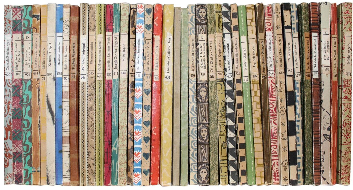 Große Abbildung Nr.1: 120-850 Insel-Bücherei.: (Literatur und illustrierte Bücher 20.Jahrhundert - Alte Literatur in modernen Ausgaben)