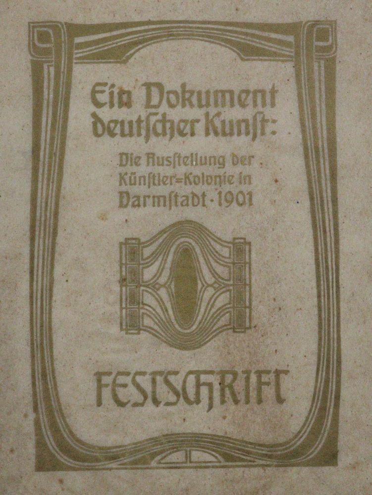Große Abbildung Nr.1: 120-860 Dokument deutscher Kunst, Ein.: (Jugendstil, Behrens)