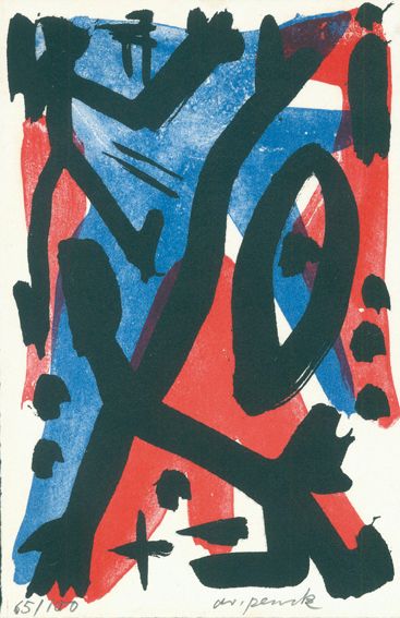 Große Abbildung Nr.1: 120-896 Penck,A.R.: (Literatur und illustrierte Bücher 20.Jahrhundert - Alte Literatur in modernen Ausgaben)