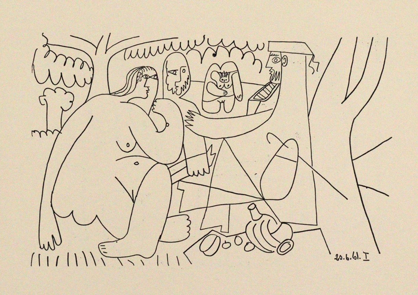 Große Abbildung Nr.2: 120-901 Picasso,P.: (Literatur und illustrierte Bücher 20.Jahrhundert - Alte Literatur in modernen Ausgaben)