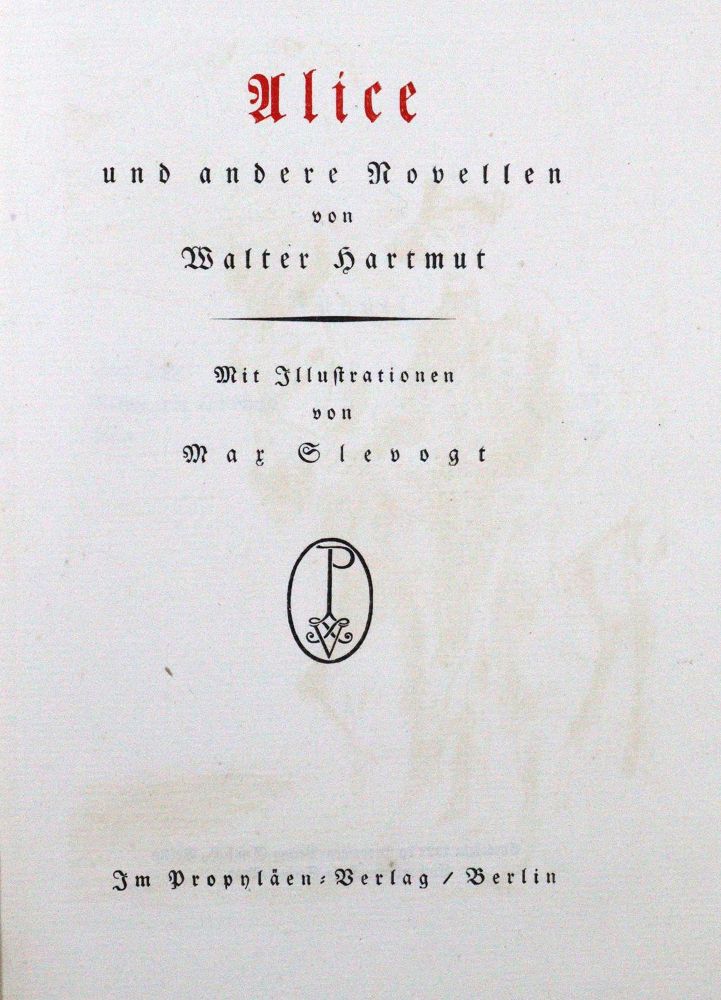 Große Abbildung Nr.1: 120-930 Hartmut,W.: (Slevogt)