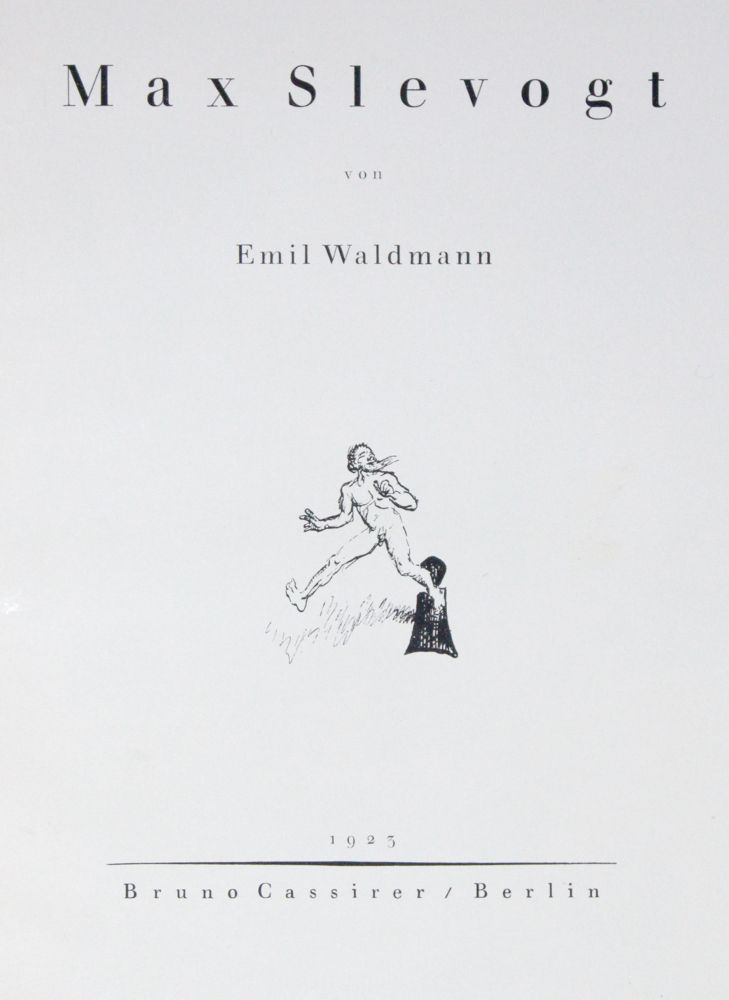 Große Abbildung Nr.2: 120-932 Waldmann,E.: (Slevogt)