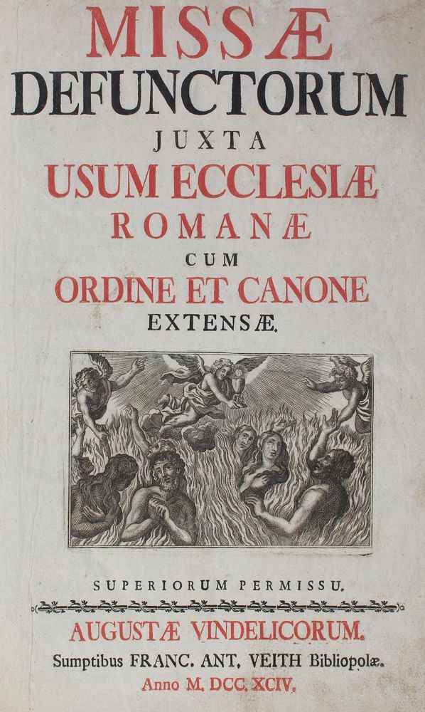 Große Abbildung Nr.1: 120-94 Missae defunctorum: (Gesangbücher)