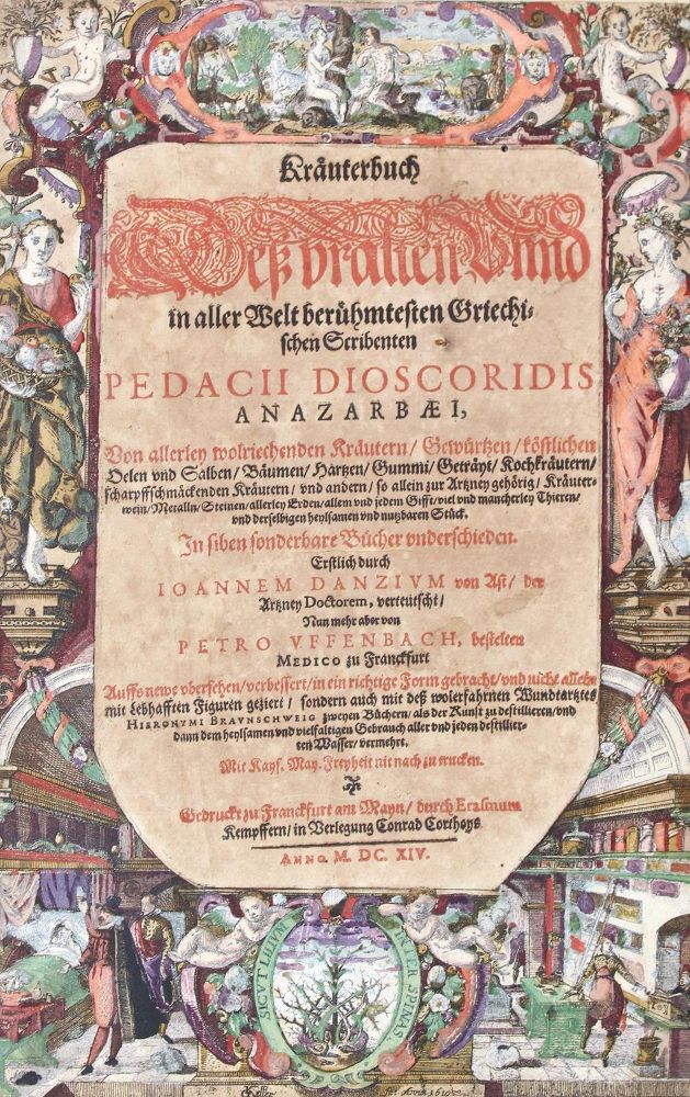 Große Abbildung Nr.1: 120-957 Dioscorides,P.: (Botanik, Kräuterbücher)