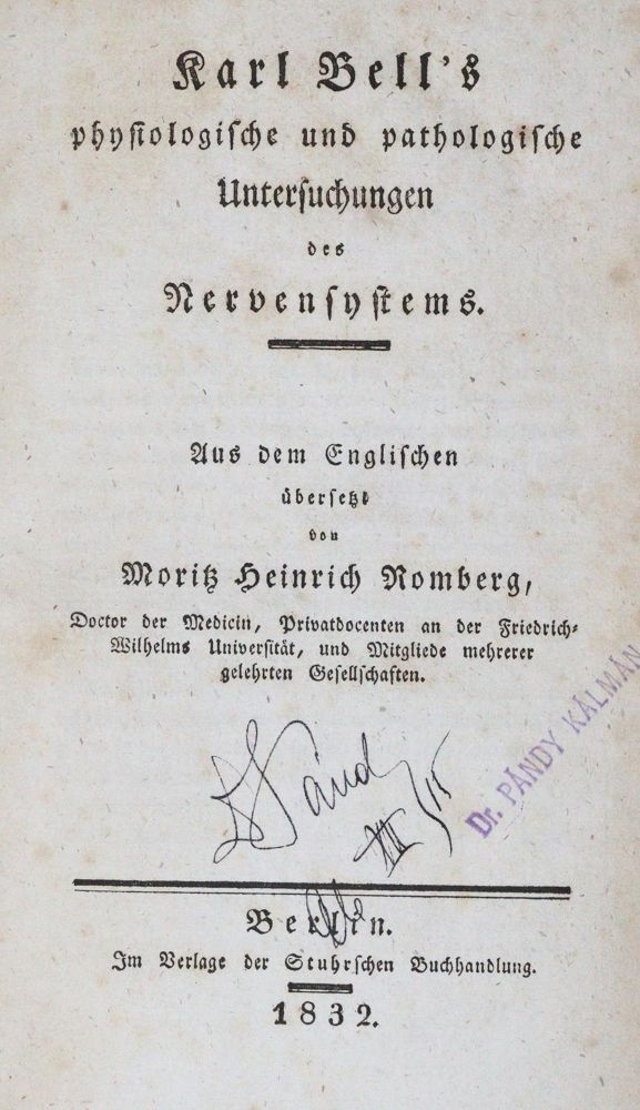 Große Abbildung Nr.1: 120-979 Bell,C.: (Medizin)