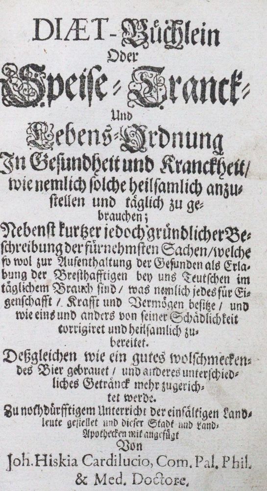 Große Abbildung Nr.1: 120-995 (Cardilucius,J.H.: (Medizin, Pharmazie)