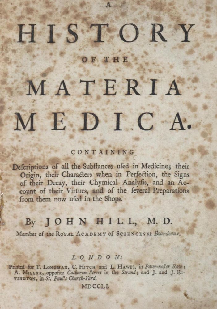 Große Abbildung Nr.1: 120-997 Hill,J.: (Medizin, Pharmazie)