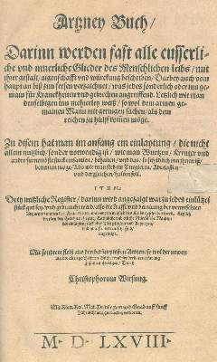 Bild Nr.1: 120-1008 Wirsung,C: (Medizin)