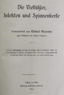 Bild Nr.2: 120-1014 Brehms Tierleben.: (Zoologie)
