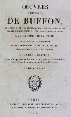 Bild Nr.1: 120-1021 Lacepede,(B.G.)de.: (Zoologie, Buffon)