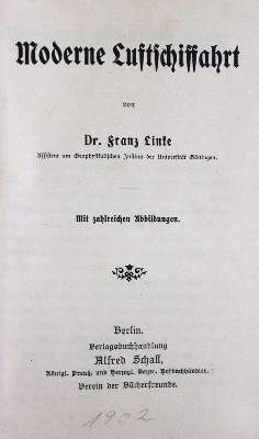 Bild Nr.21: 120-1094 Sircos,A. u. T.Pallier.: (Verschiedene Gebiete - Varia, Aeronautik)