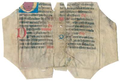 Bild Nr.1: 120-111 Einbandmakulatur.: (Handschriften)