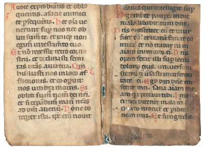 Bild Nr.2: 120-111 Einbandmakulatur.: (Handschriften)