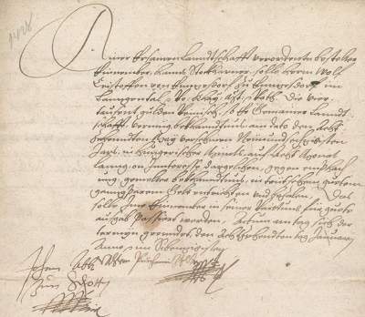 Bild Nr.1: 120-112 Enzersdorf im Thale.: (Handschriften)