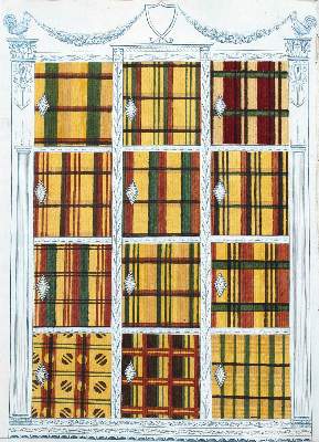 Bild Nr.2: 120-1161 Stoffmuster (französisch).: (Verschiedene Gebiete - Varia, Textil)