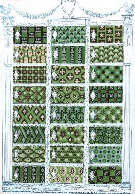 Bild Nr.3: 120-1161 Stoffmuster (französisch).: (Verschiedene Gebiete - Varia, Textil)