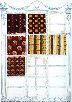 Bild Nr.6: 120-1161 Stoffmuster (französisch).: (Verschiedene Gebiete - Varia, Textil)