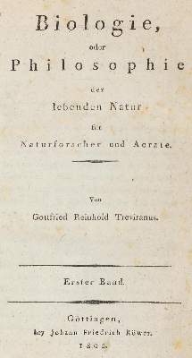 Bild Nr.1: 120-1162 Treviranus,G.R.: (Verschiedene Gebiete - Varia)