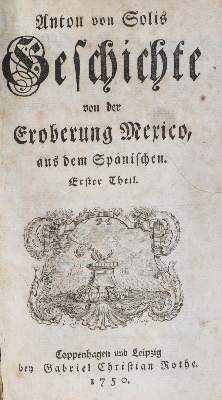 Bild Nr.1: 120-1177 Solis (y Ribadeneyra),A.v.: (Amerika, Mexiko)