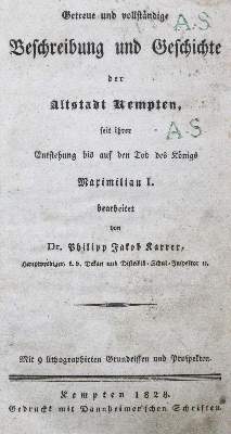 Bild Nr.1: 120-1223 Karrer,P.J.: (Deutschland, Kempten)