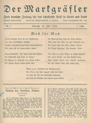 Bild Nr.1: 120-1226 Markgräfler, Der.: (Deutschland)