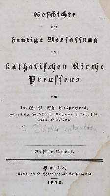 Bild Nr.1: 120-1237 Laspeyres,E.A.T.: (Deutschland, Preussen)