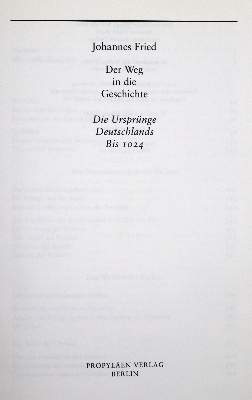 Bild Nr.1: 120-1238 Propyläen-Geschichte Deutschlands.: (Deutschland)