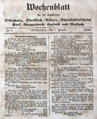 Bild Nr.1: 120-1241 Wochenblatt: (Deutschland, Revolution 1848/49 - Vormärz - Politik)