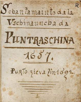 Bild Nr.1: 120-1330 Schantamaints: (Schweiz, Handschriften)