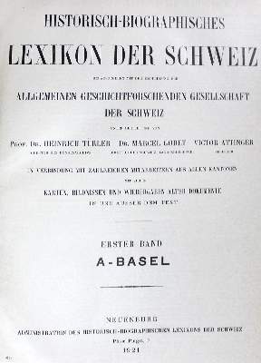 Bild Nr.1: 120-1335 Türler,H. u.a.: (Schweiz, Lexika - Wörterbücher - Sprachwissenschaften)