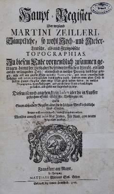Bild Nr.1: 120-1373 Zeiller,M.: (Verschiedene Länder - Varia, Merian)