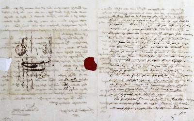 Bild Nr.1: 120-1405 Blittersdorf, Friedrich Frhr. v.,: (Autographen)