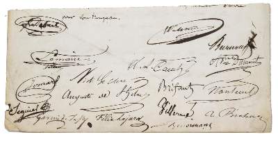 Bild Nr.1: 120-1418 Blattfragment: (Frankreich)