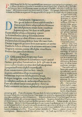 Bild Nr.2: 120-142 Terentius,A.P.: (Inkunabeln)