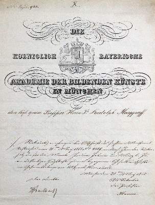 Bild Nr.1: 120-1425 Kaulbach, Wilhelm von,: (Autographen)