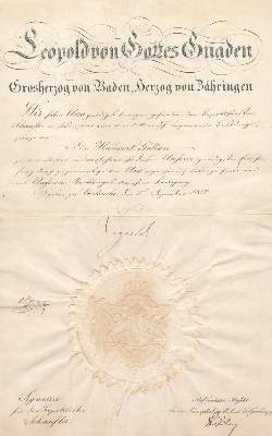 Bild Nr.1: 120-1431 Leopold,: (Autographen)