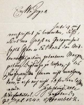 Bild Nr.1: 120-1458 Strombeck, Friedrich Karl von,: (Autographen)