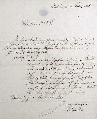 Bild Nr.1: 120-1460 Winkler, Karl Gottlieb Theodor,: (Autographen)