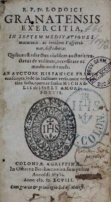 Bild Nr.1: 120-152 Luis de Granada (Ludovico Granatensis).: (Alte Drucke, Handschriften und Theologie)