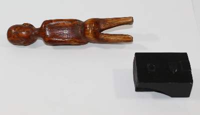 Bild Nr.3: 120-1545 Ahnenfigur der Lobi Elfenbein: (Afrika, Sammlung Wolfgang Nerlich)