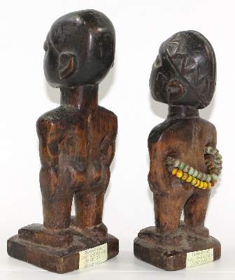 Bild Nr.2: 120-1549 Altes Ibeji-Paar.: (Afrika, Sammlung Wolfgang Nerlich)