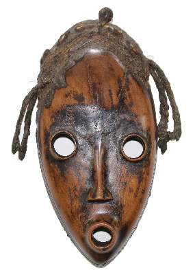 Bild Nr.1: 120-1559 Maske Dan Liberia: (Afrika, Sammlung Wolfgang Nerlich_)