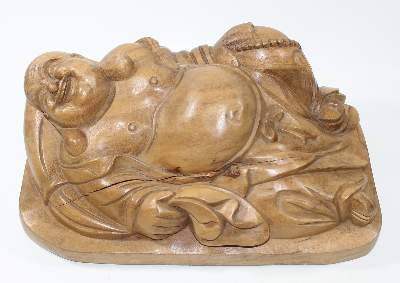 Bild Nr.3: 120-1575 4 asiatische Holzskulpturen.: (Asiatika)