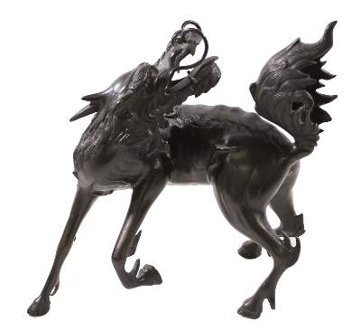 Bild Nr.1: 120-1579 Bronze des Longma Drachenpferd: (Asiatika)