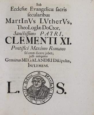 Bild Nr.1: 120-158 Inclemens (Pseud.).: (Luther)