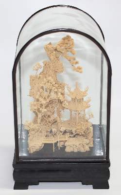 Bild Nr.4: 120-1582 China 3 Korkschnitzereien: (Asiatika)