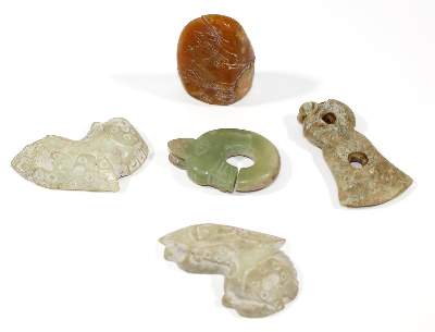 Bild Nr.1: 120-1598 Jadeobjekte.: (Asiatika)