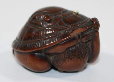 Bild Nr.2: 120-1615 Oni im Schildkrötenpanzer.: (Asiatika, Netsuke)