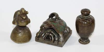 Bild Nr.3: 120-1618 Opiumgewichte: (Asiatika)